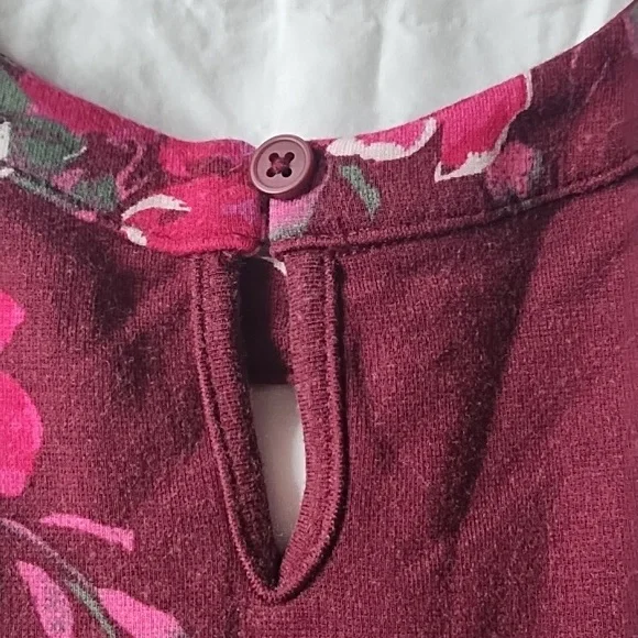 Children's Place Floral Jersey Knit Dress - Picture 5 of 6